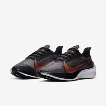 Nike Zoom Gravity Icon Clash - Női Futócipő - Fekete/Bordó Szürke/Piros/Metal Réz